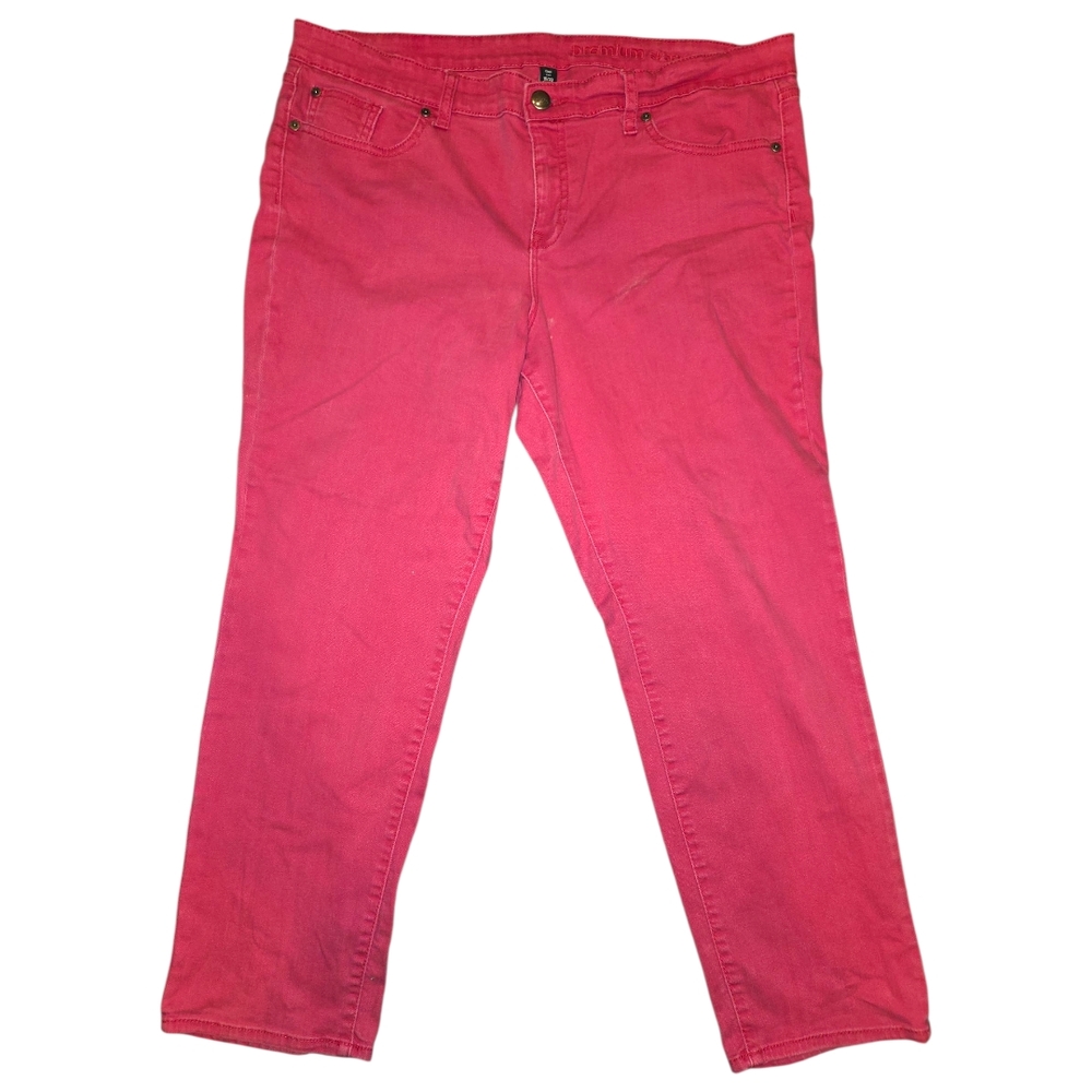 GAP Pink Ankle Skinny Jeans 16/33 EUC